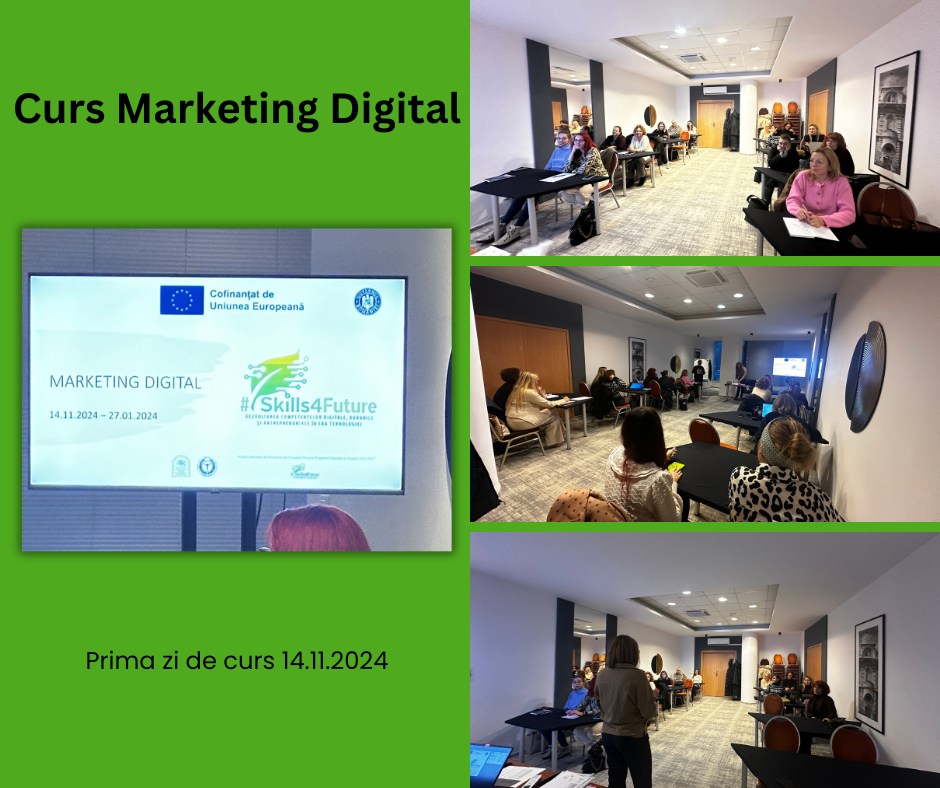 CURS MARKETING DIGITAL – program de formare profesionala GRATUIT!
